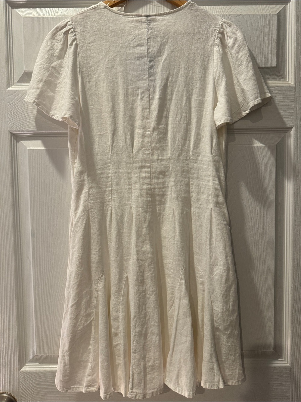 Universal Thread white Button-Front V-Neck Mini Dress - Picture 6 of 7